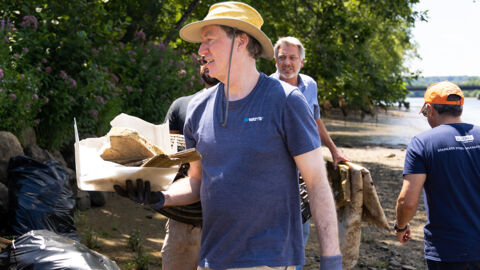 Ken Lepage river clean up