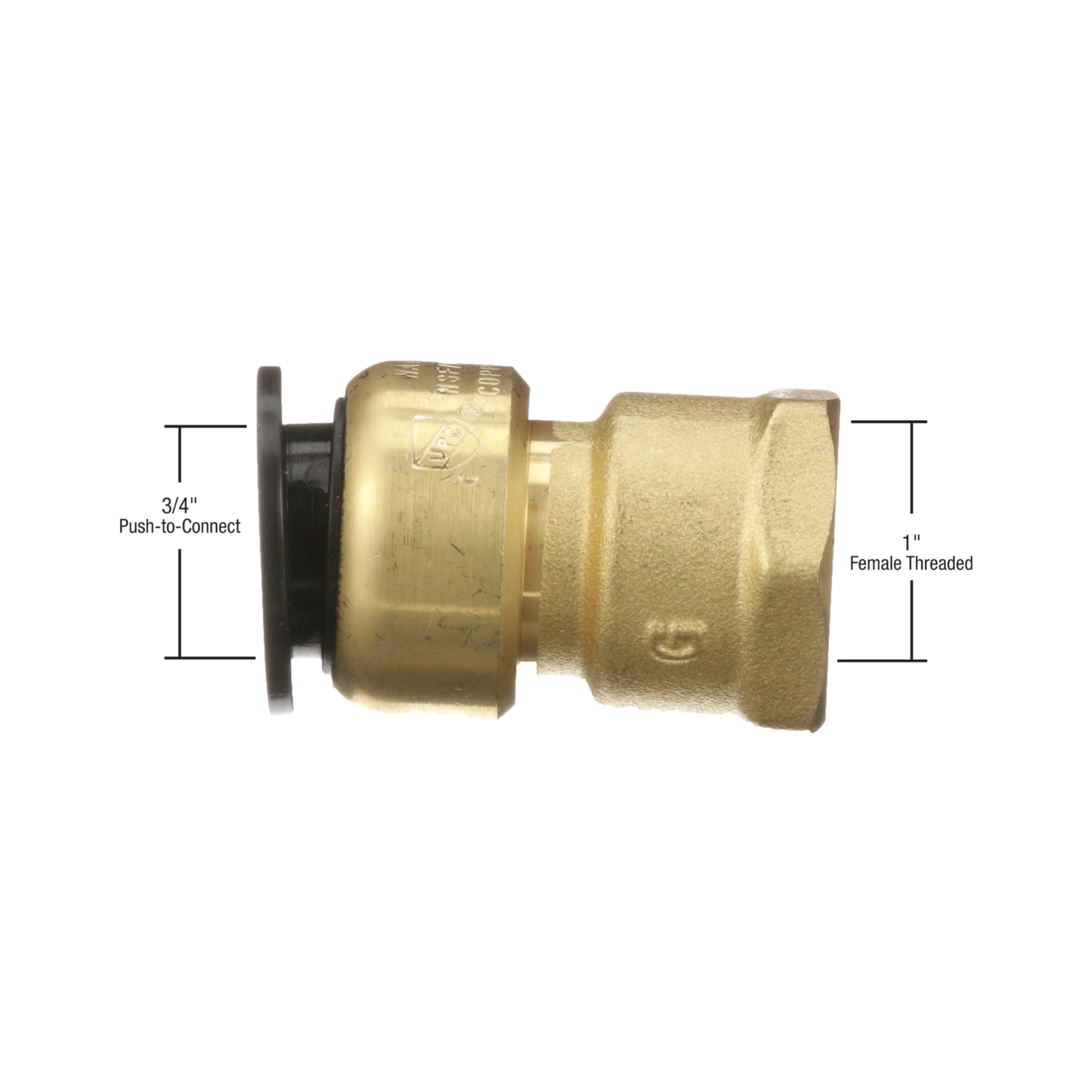 Resource image with end connection dimensions
